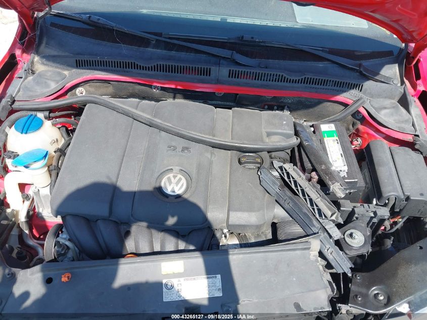 2011 Volkswagen Jetta 2.5L Se VIN: 3VWDZ7AJ6BM394348 Lot: 43265127