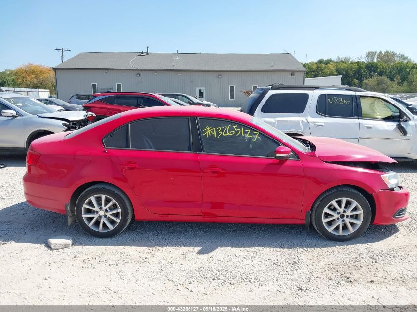 2011 Volkswagen Jetta 2.5L Se VIN: 3VWDZ7AJ6BM394348 Lot: 43265127