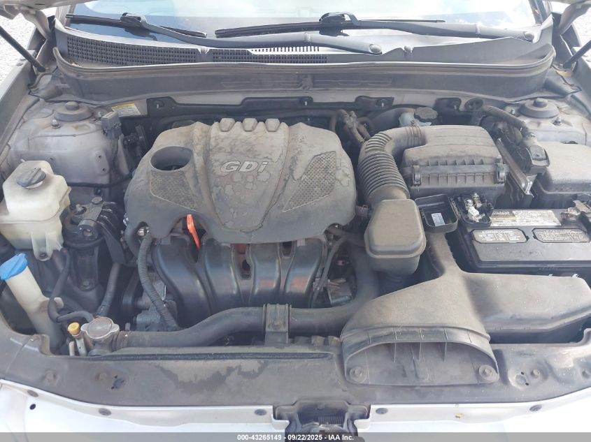 2012 Hyundai Sonata Gls VIN: 5NPEB4ACXCH341977 Lot: 43265149