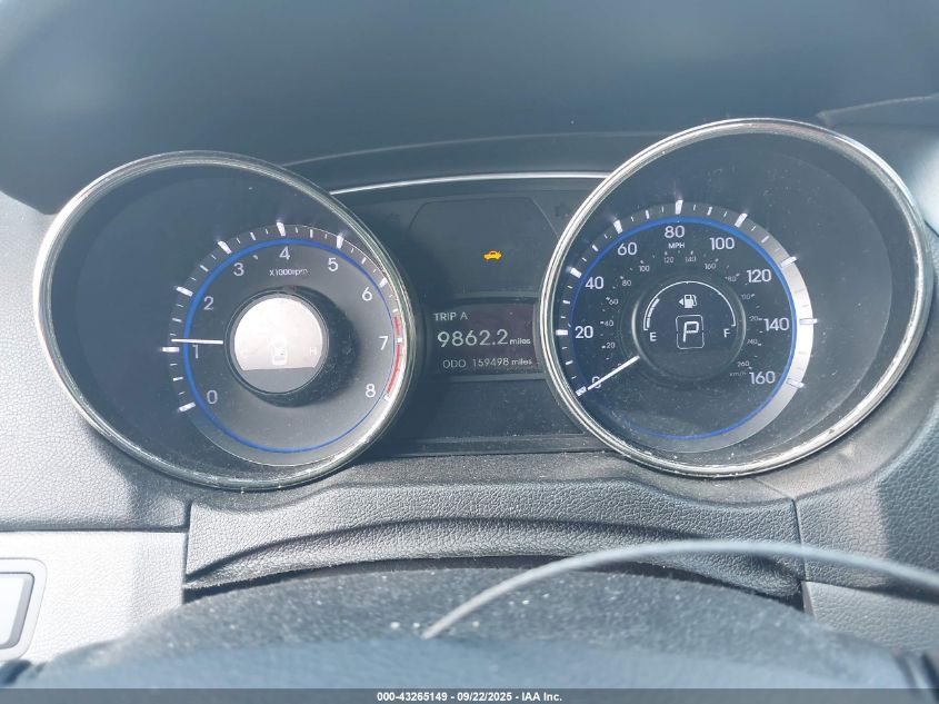 2012 Hyundai Sonata Gls VIN: 5NPEB4ACXCH341977 Lot: 43265149