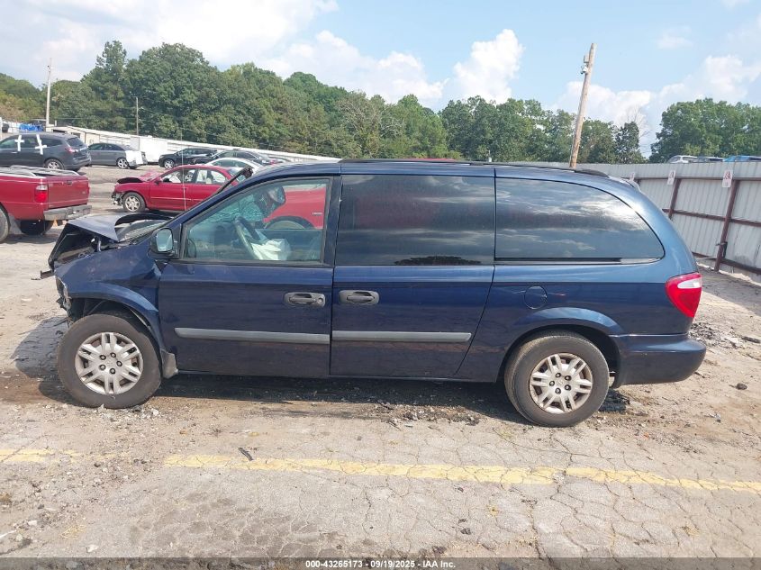 2006 Dodge Grand Caravan Se VIN: 1D4GP24R46B598866 Lot: 43265173