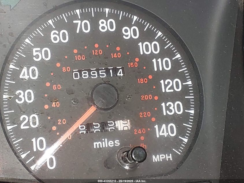 1993 Mitsubishi Eclipse Gs VIN: 4A3CF44E7PE033399 Lot: 43265210