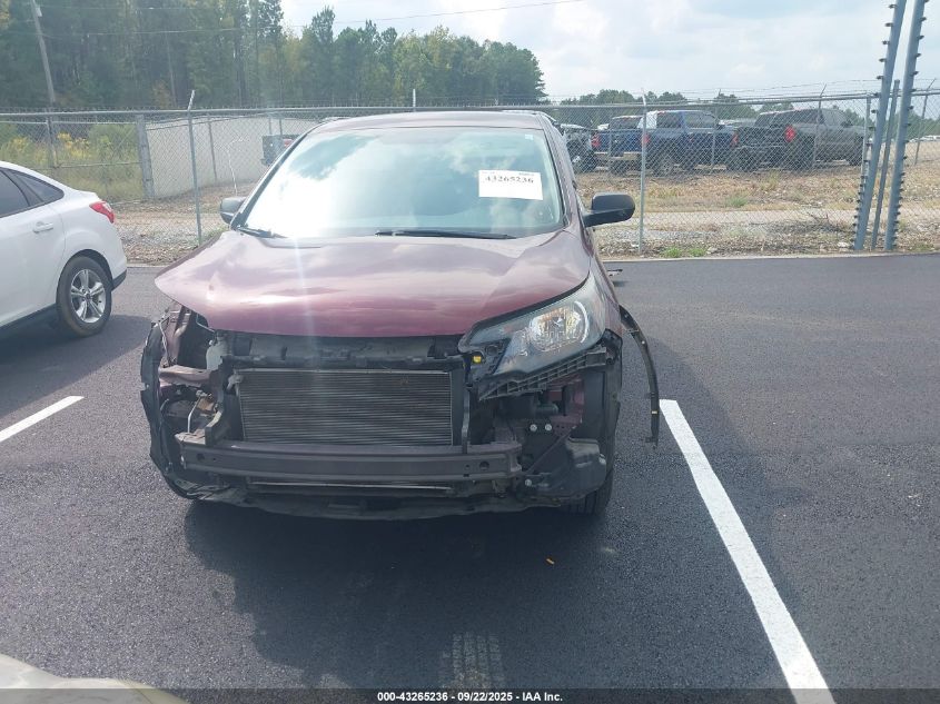 2013 Honda Cr-V Lx VIN: 5J6RM3H3XDL038748 Lot: 43265236