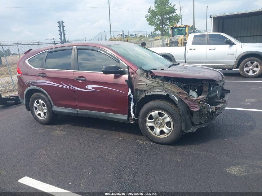 2013 Honda Cr-V Lx VIN: 5J6RM3H3XDL038748 Lot: 43265236