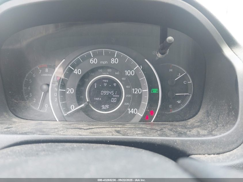 2013 Honda Cr-V Lx VIN: 5J6RM3H3XDL038748 Lot: 43265236