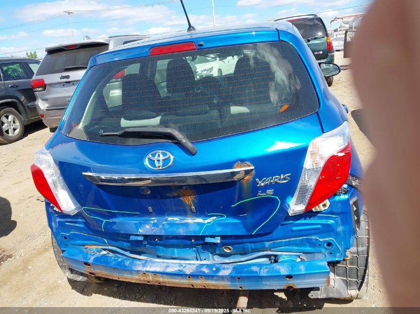 2012 Toyota Yaris Le VIN: JTDKTUD34CD532828 Lot: 43265241