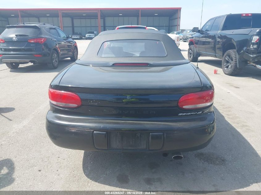 1996 Chrysler Sebring Jx VIN: 3C3EL45H8TT277543 Lot: 43265247