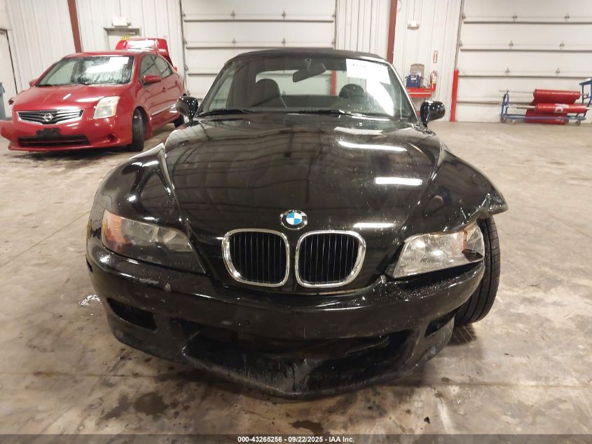 1997 BMW Z3 2.8 VIN: 4USCJ3321VLC01563 Lot: 43265256