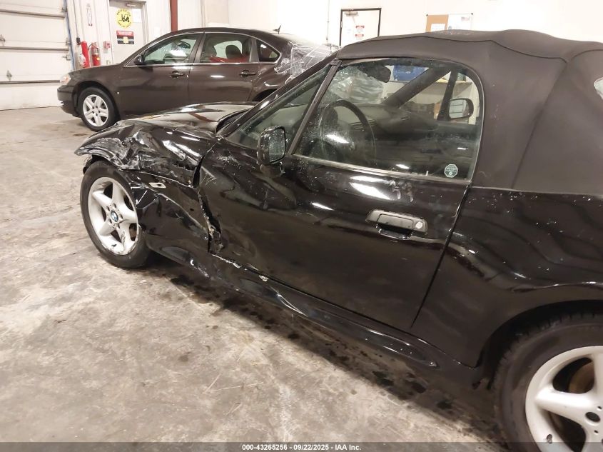 1997 BMW Z3 2.8 VIN: 4USCJ3321VLC01563 Lot: 43265256