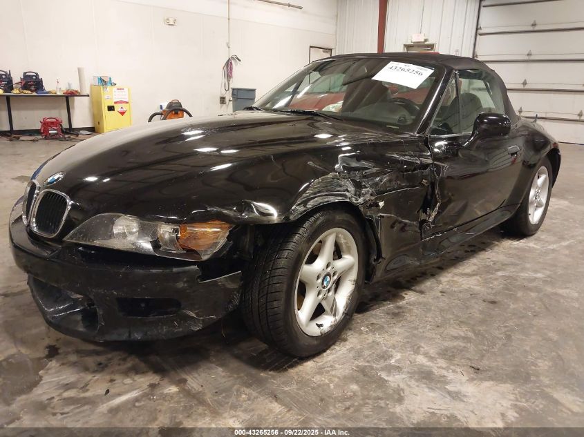 1997 BMW Z3 2.8 VIN: 4USCJ3321VLC01563 Lot: 43265256