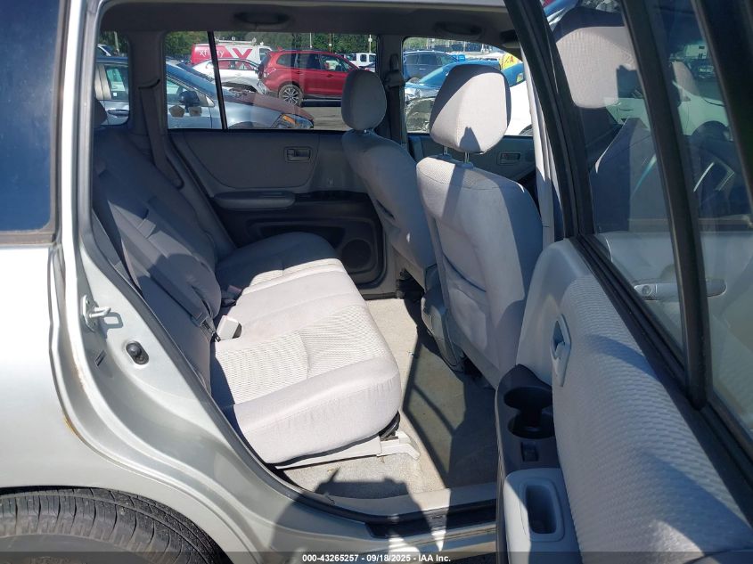 2005 Toyota Highlander VIN: JTEHD21A750034983 Lot: 43265257