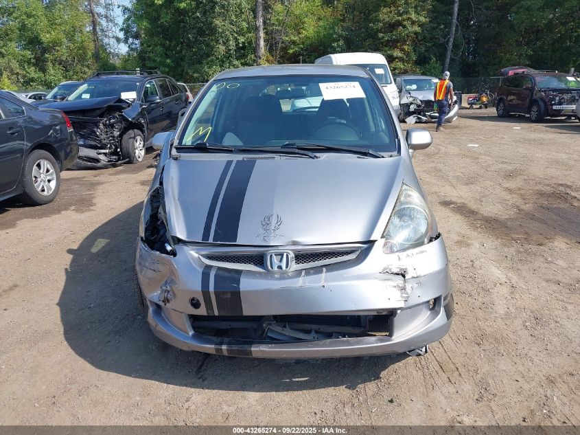 2007 Honda Fit VIN: JHMGD37427S059044 Lot: 43265274