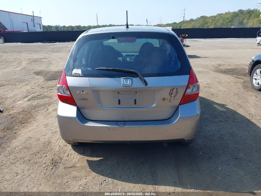 2007 Honda Fit VIN: JHMGD37427S059044 Lot: 43265274