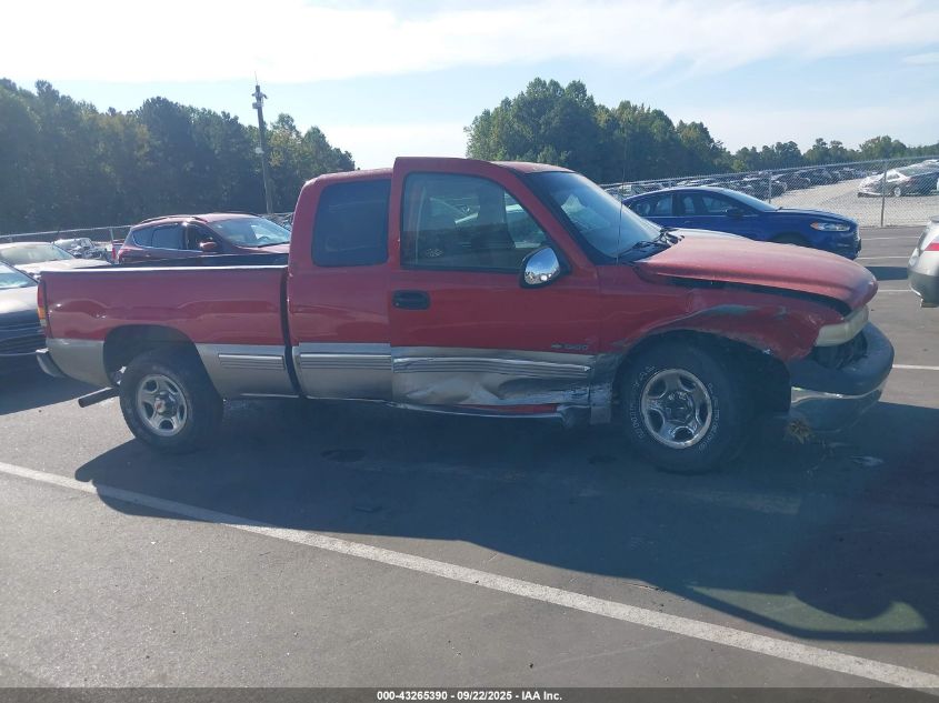 2000 Chevrolet Silverado 1500 Ls VIN: 2GCEC19T4Y1169227 Lot: 43265390