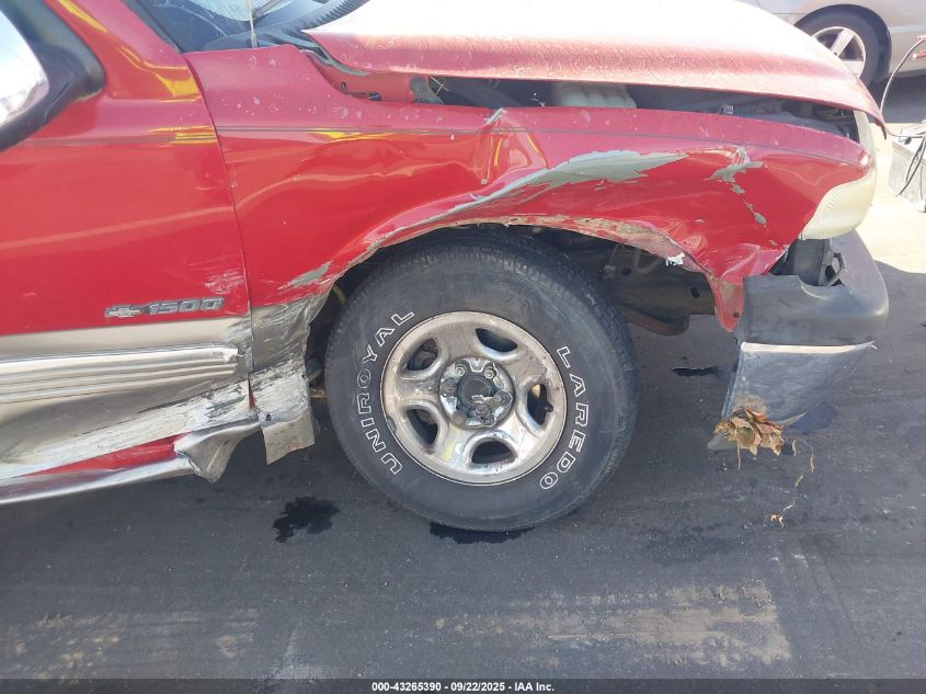 2000 Chevrolet Silverado 1500 Ls VIN: 2GCEC19T4Y1169227 Lot: 43265390