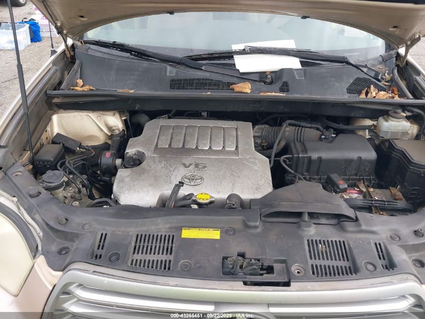 2009 Toyota Highlander VIN: JTEDS41A292092624 Lot: 43265451