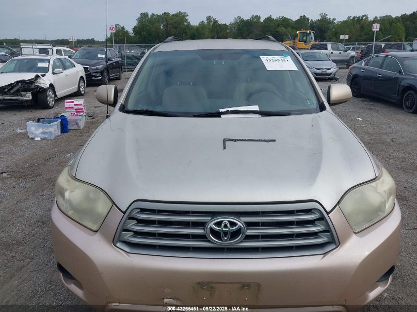 2009 Toyota Highlander VIN: JTEDS41A292092624 Lot: 43265451