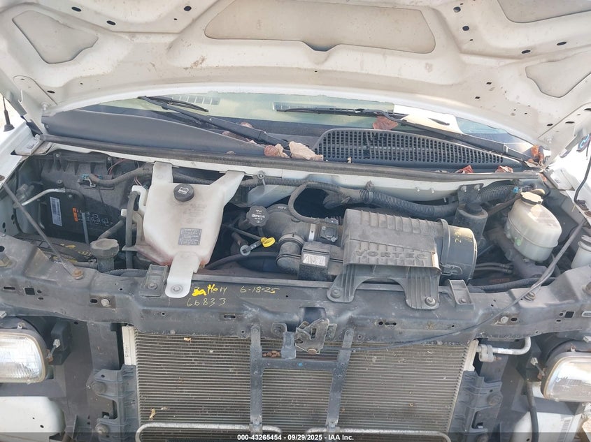 2016 CHEVROLET EXPRESS 2500 WORK VAN 1GCWGAFF9G1167338