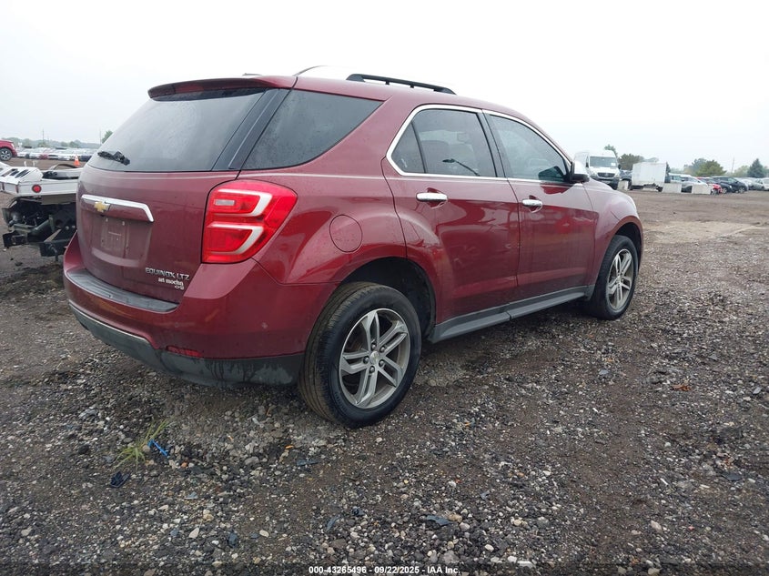 2016 CHEVROLET EQUINOX LTZ - 2GNALDEK7G1155423