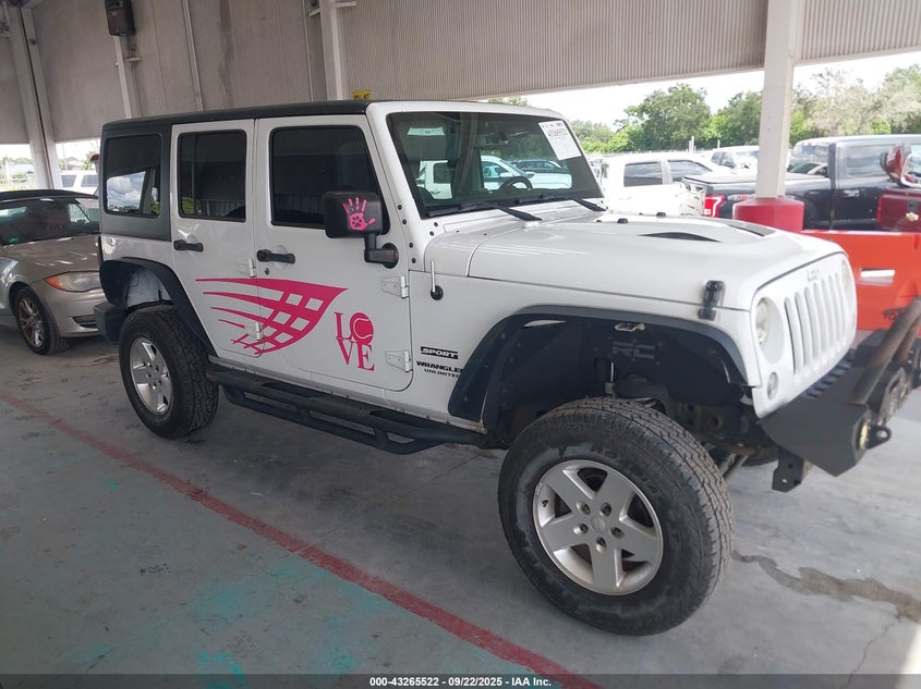 2016 JEEP WRANGLER UNLIMITED SPORT - 1C4HJWDG2GL300951