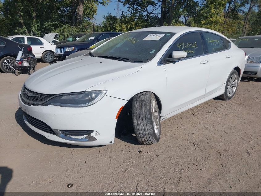 2015 Chrysler 200 Limited VIN: 1C3CCCAB7FN714648 Lot: 43265568