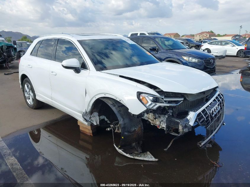 2022 Audi Q3 Premium Plus 40 Tfsi Quattro Tiptronic VIN: WA1BUCF36N1115035 Lot: 43265623