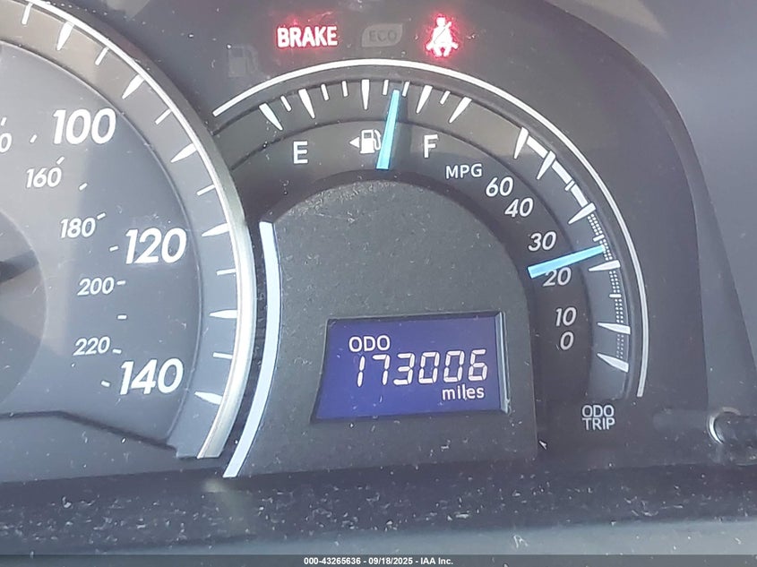 2012 Toyota Camry Le VIN: 4T4BF1FK8CR246637 Lot: 43265636