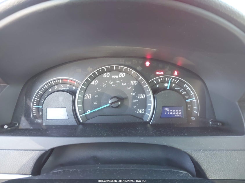 2012 Toyota Camry Le VIN: 4T4BF1FK8CR246637 Lot: 43265636