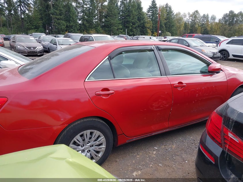 2012 Toyota Camry Le VIN: 4T4BF1FK8CR246637 Lot: 43265636