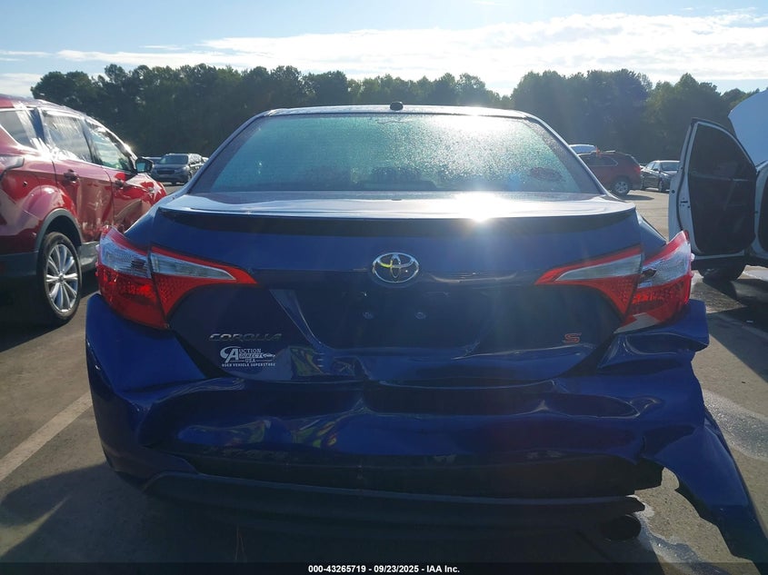 2015 Toyota Corolla S Plus VIN: 2T1BURHE5FC338476 Lot: 43265719