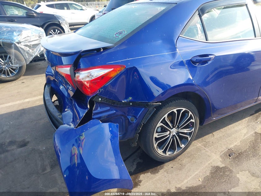 2015 Toyota Corolla S Plus VIN: 2T1BURHE5FC338476 Lot: 43265719