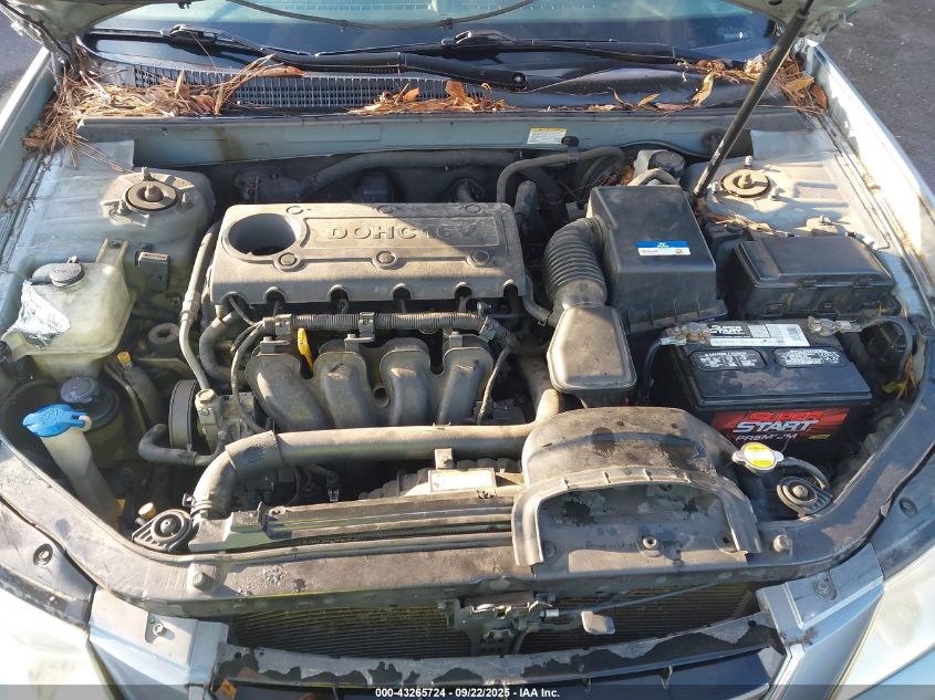 2010 Hyundai Sonata Gls VIN: 5NPET4AC2AH586461 Lot: 43265724