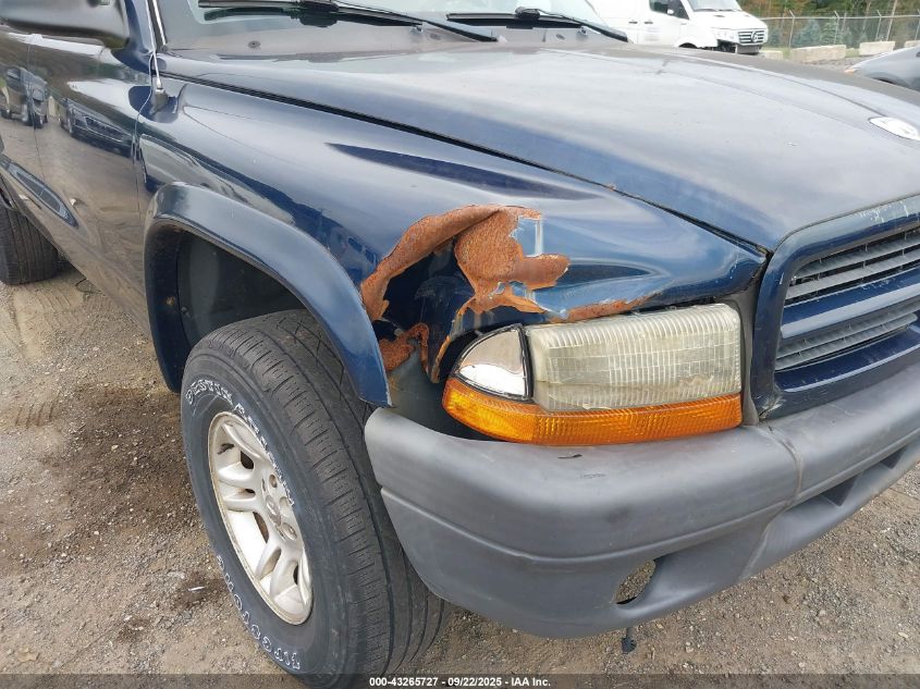 2003 Dodge Dakota Sport/Sxt VIN: 1D7HG38XX3S324122 Lot: 43265727