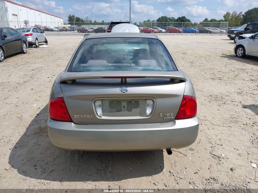 2006 Nissan Sentra 1.8S VIN: 3N1CB51D16L496091 Lot: 43265750
