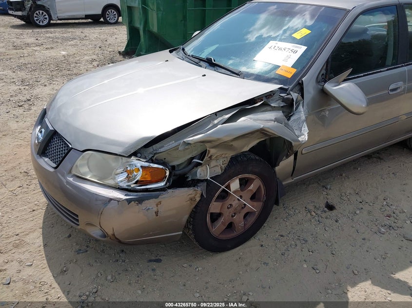 2006 Nissan Sentra 1.8S VIN: 3N1CB51D16L496091 Lot: 43265750