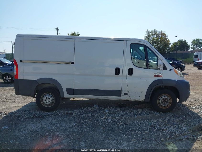 2017 Ram Promaster 1500 Low Roof 136 Wb VIN: 3C6TRVAGOHE511875 Lot: 43265754