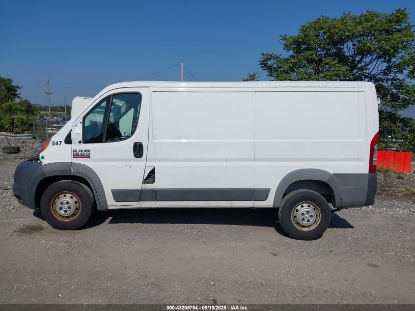 2017 Ram Promaster 1500 Low Roof 136 Wb VIN: 3C6TRVAGOHE511875 Lot: 43265754