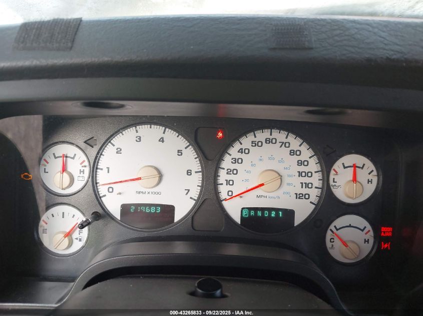 2003 Dodge Ram 1500 Slt/Laramie/St VIN: 1D7HA16D63J677803 Lot: 43265833