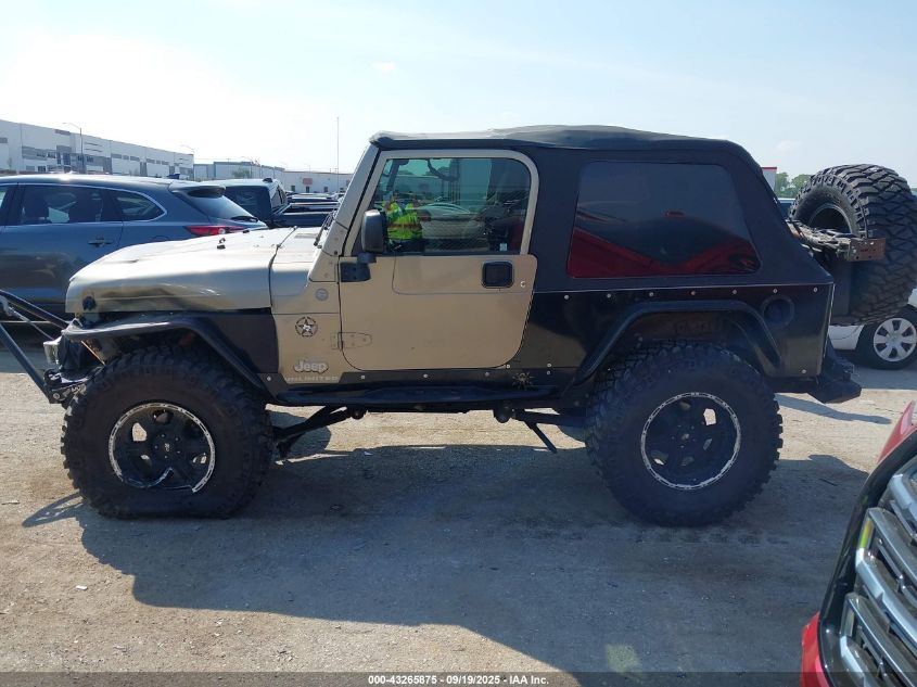 2004 Jeep Wrangler / Tj Unlimited VIN: 1J4FA49S14P760464 Lot: 43265875