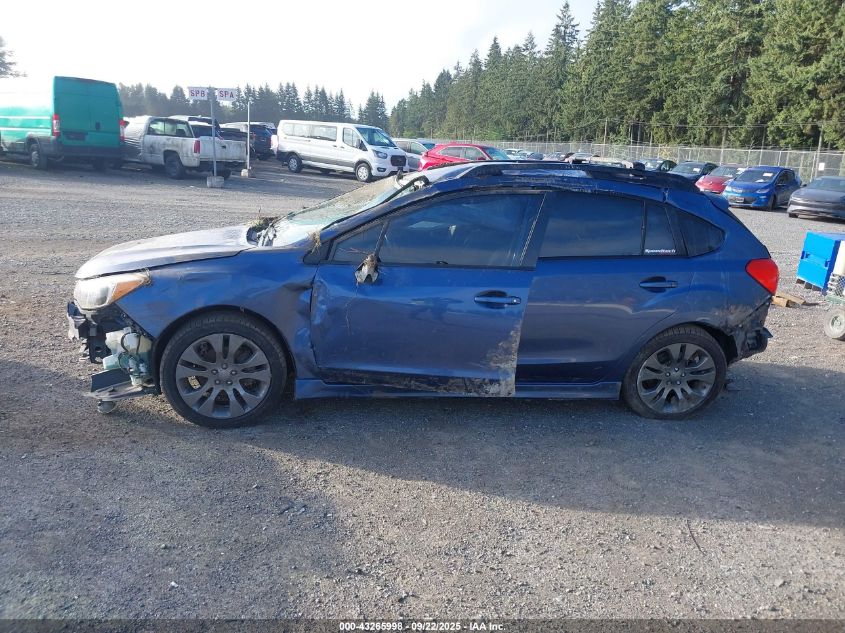 2013 Subaru Impreza 2.0I Sport Premium VIN: JF1GPAL64D2864646 Lot: 43265998