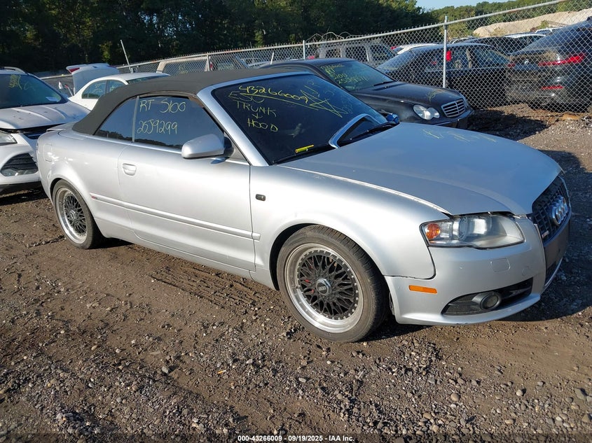 WAUDF48H39K011106 2009 Audi A4 2.0T Special Edition auction photo 1