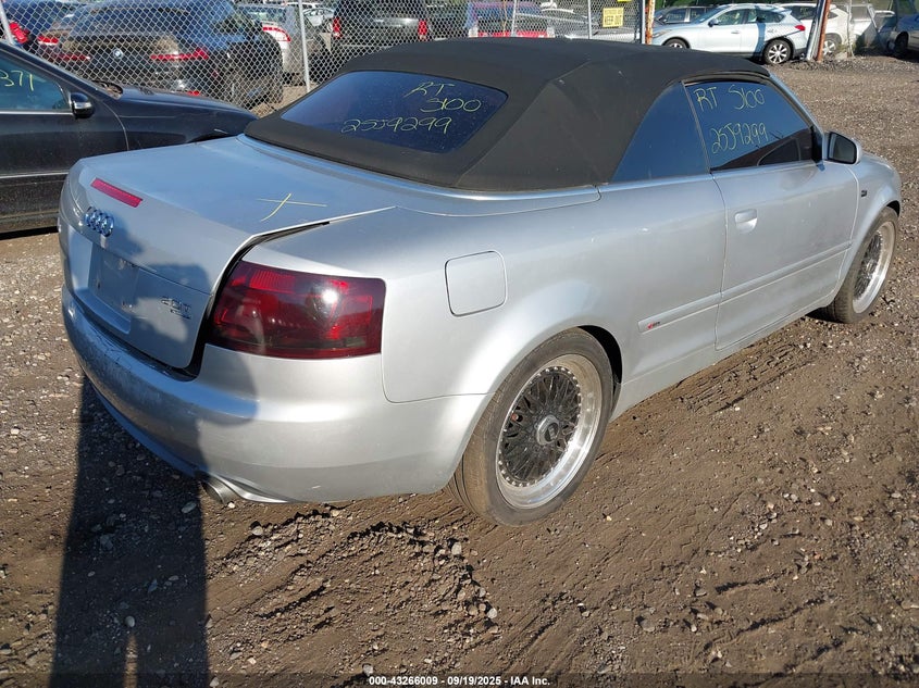 WAUDF48H39K011106 2009 AUDI A4 photo no. 4