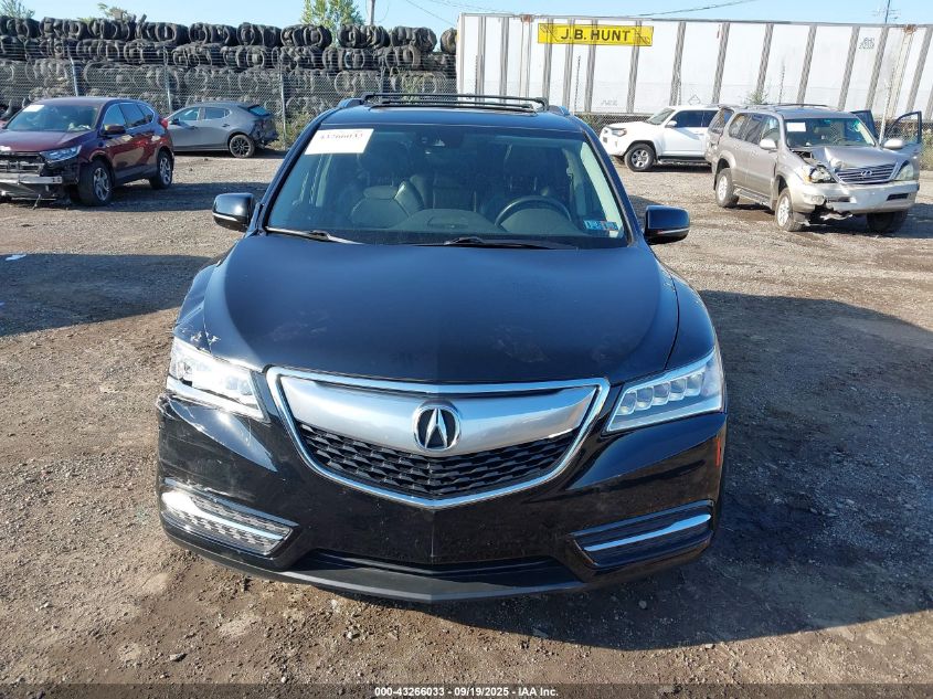 2016 Acura Mdx Technology Acurawatch Plus Packages/Technology Package VIN: 5FRYD4H48GB053898 Lot: 43266033