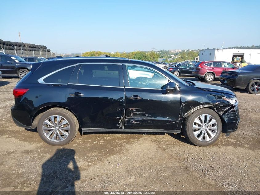 2016 Acura Mdx Technology Acurawatch Plus Packages/Technology Package VIN: 5FRYD4H48GB053898 Lot: 43266033