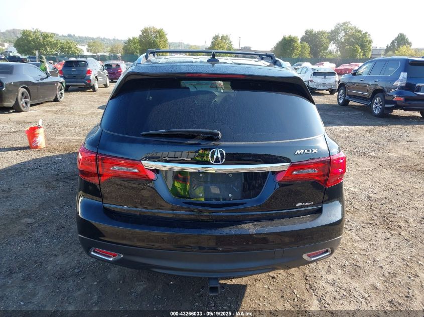 2016 Acura Mdx Technology Acurawatch Plus Packages/Technology Package VIN: 5FRYD4H48GB053898 Lot: 43266033