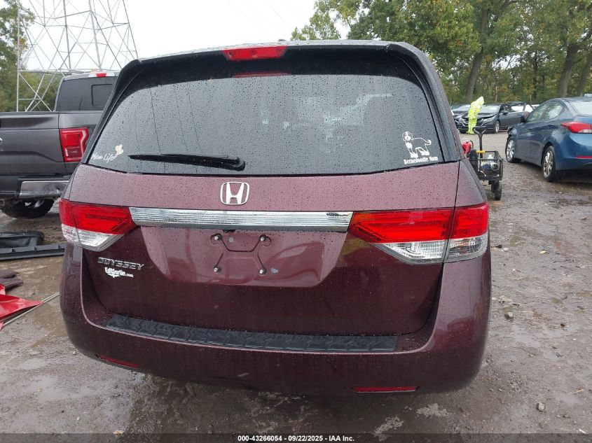 2015 Honda Odyssey Ex-L VIN: 5FNRL5H63FB111396 Lot: 43266054