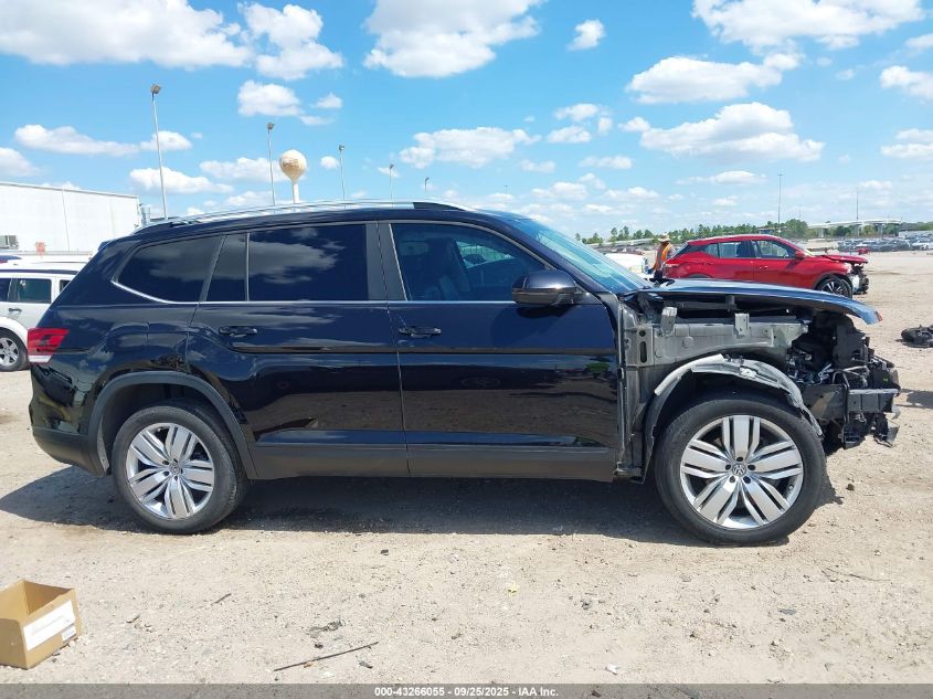2019 Volkswagen Atlas 3.6L V6 Se W/Technology VIN: 1V2WR2CA3KC612435 Lot: 43266055
