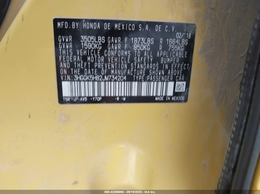 2018 HONDA FIT EX - 3HGGK5H82JM734204