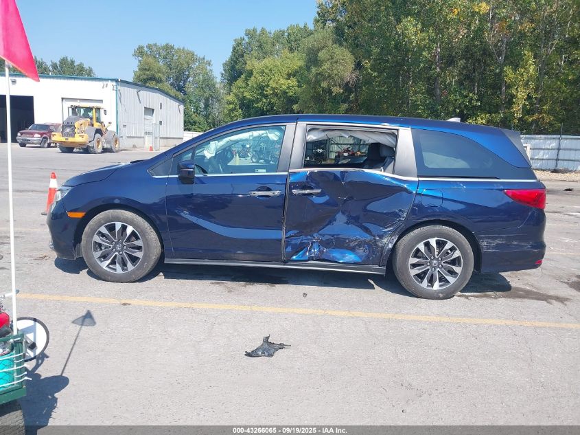 2024 Honda Odyssey Ex-L VIN: 5FNRL6H62RB042758 Lot: 43266065