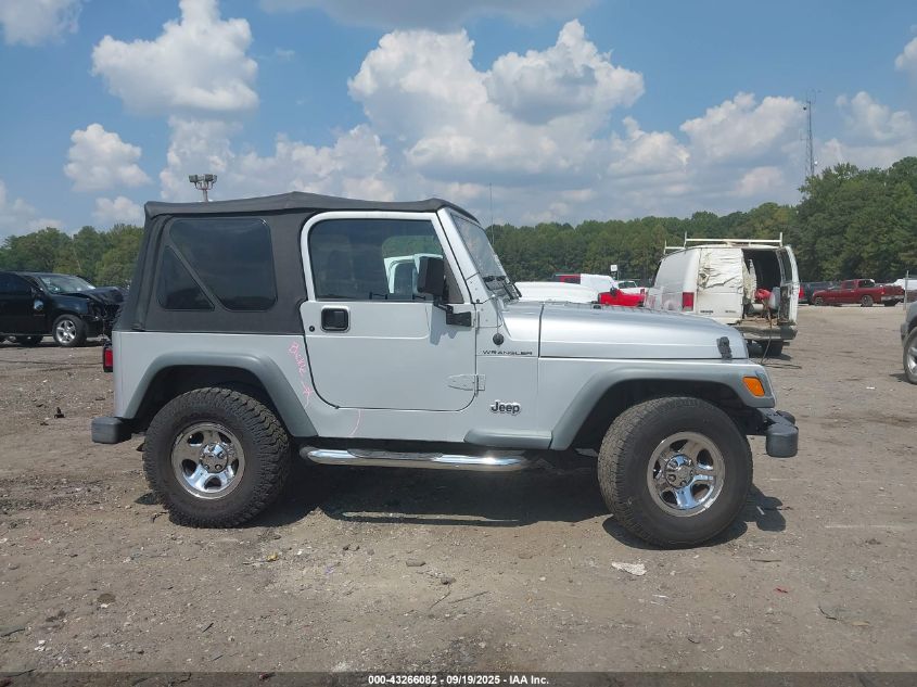 2002 Jeep Wrangler X VIN: 1J4FA39S02P748202 Lot: 43266082
